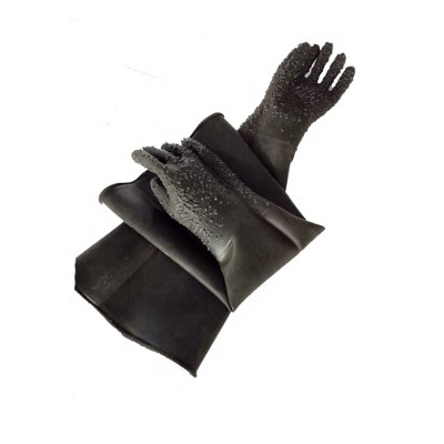 Industrial Gloves for Sand Blasting Machine Rubber Gloves