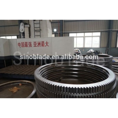 Factory supply Excavator Turntable Bearings of single/double/three row type