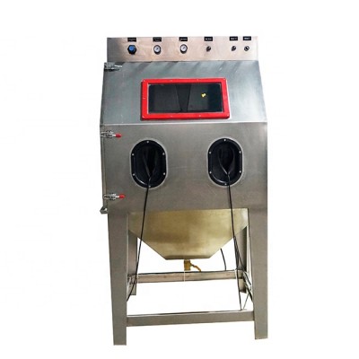 Stainless Steel Weight Sand Blasting Machine for Car Wheel Cleaning Blast